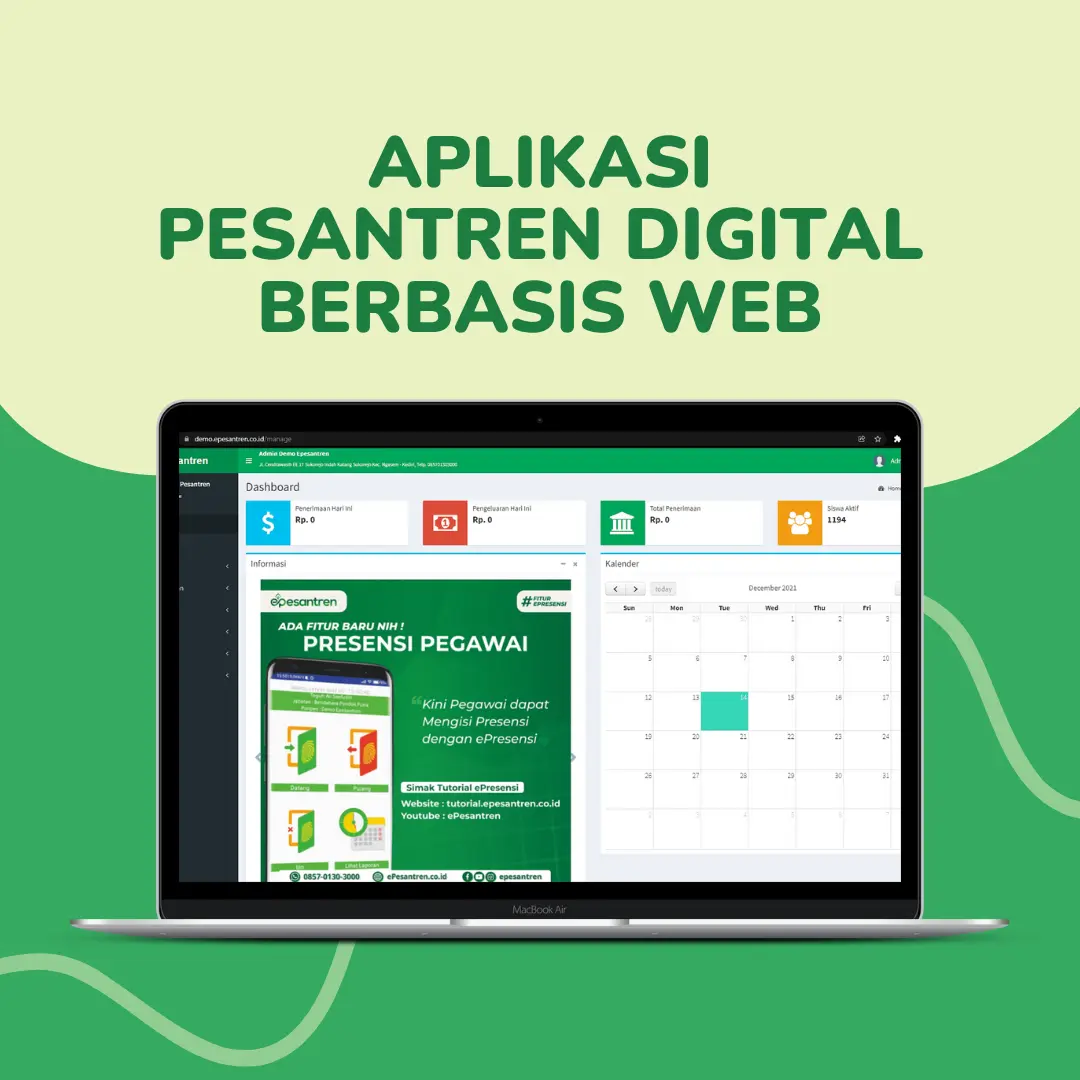 Aplikasi Pesantren Digital Berbasis Web